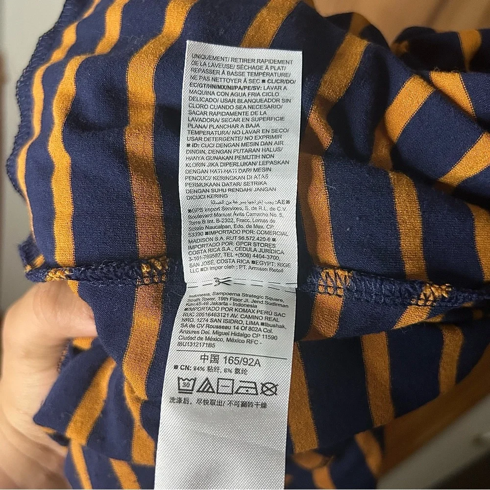 Old Navy Orange and Blue Jumpsuit Crew Neck Casual - Picture 7 of 8